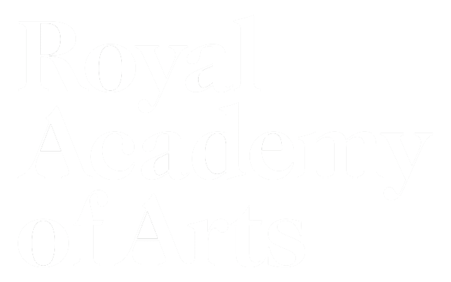 Royal Academy logo WHITE